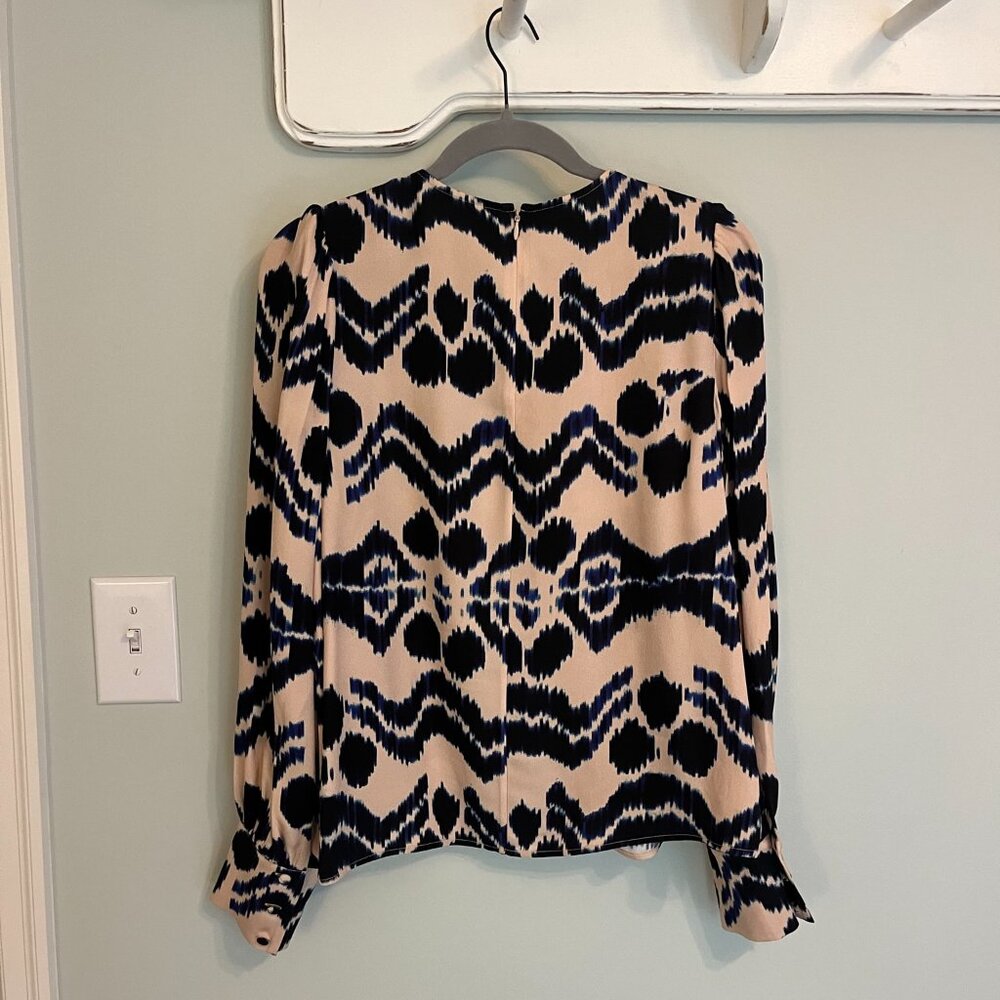 Ulla Johnson Patterned Blouse - Size 8 - image 2